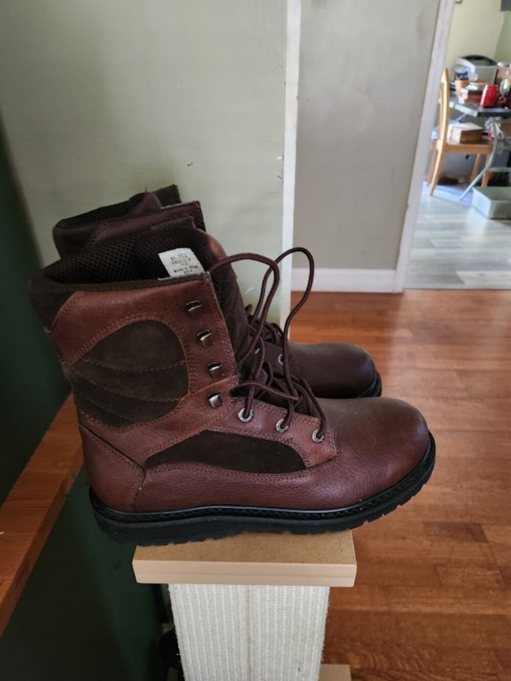 Cabela brown leather boots